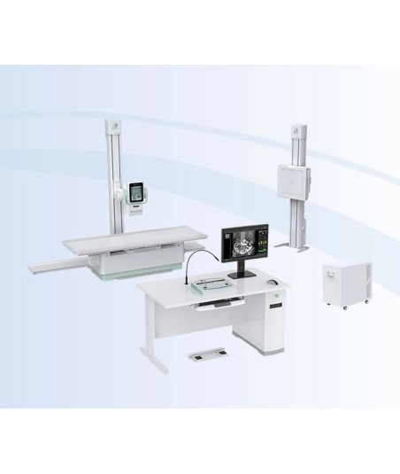 Système de radiographie numérique à mouvement numérique PLD7900, version montée au sol